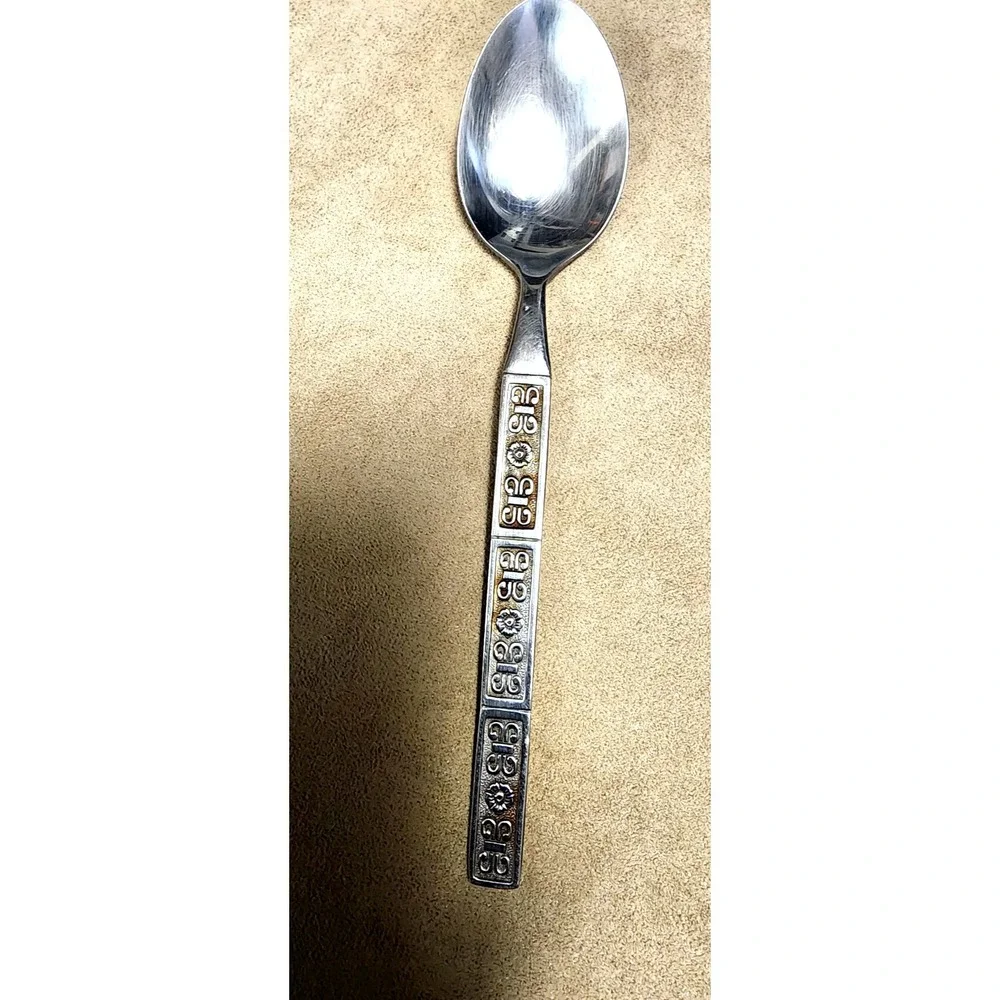 Ginkgo Stainless‎ Flatware Lot of 9 teaspoons
